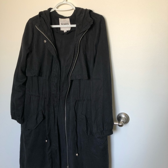 Bb Dakota black trench coat - Picture 2 of 3